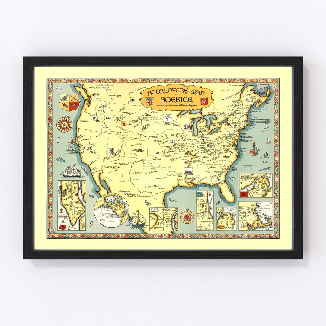 United States Map 1926, Vintage United States Map, Old United States ...