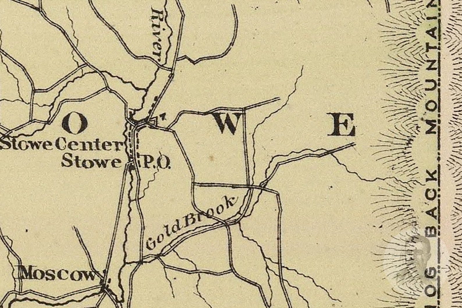 Vintage Lamoille County VT Map 1876 Old Vermont Map Etsy