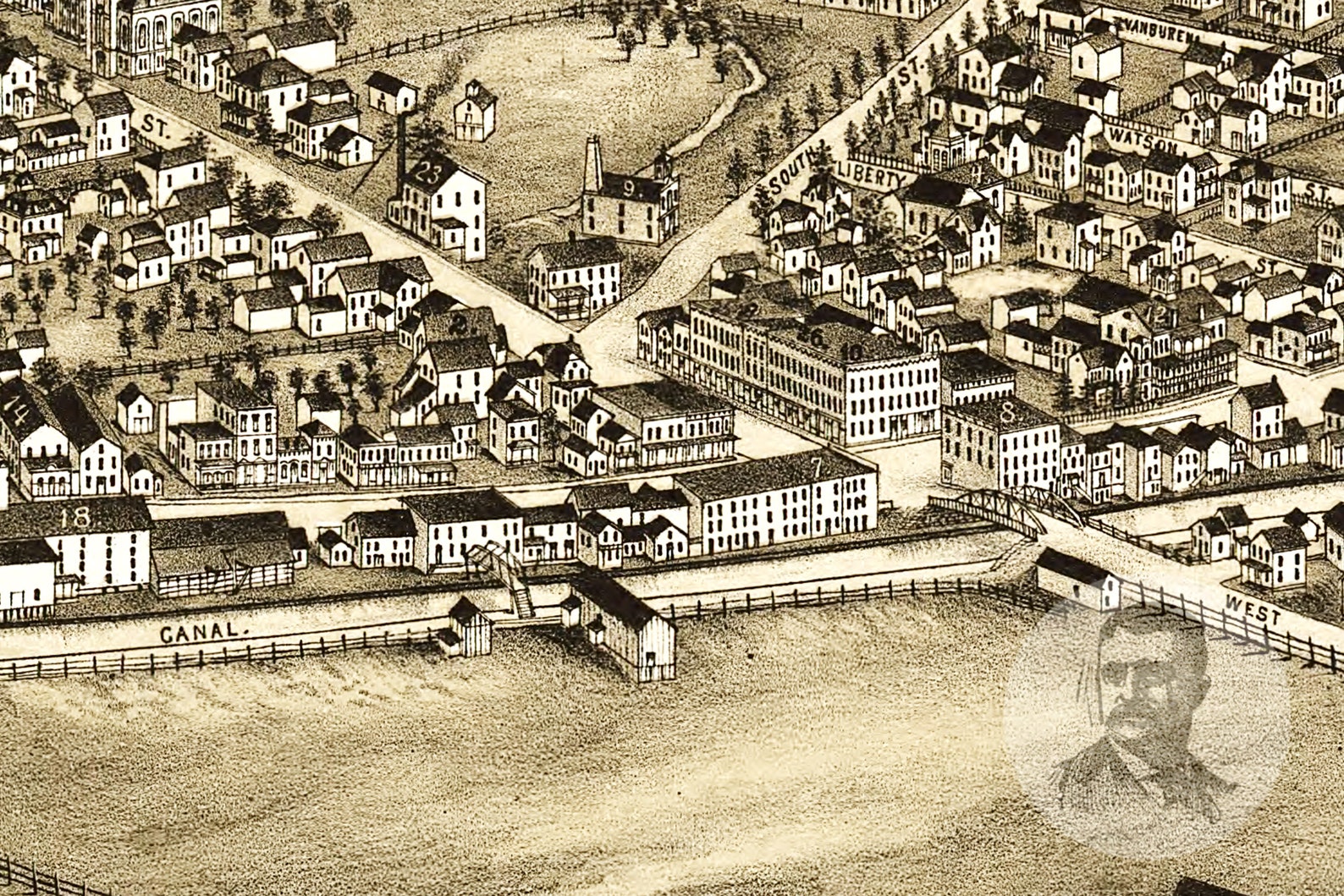 Vintage Weedsport Map 1885 Old Map of Weedsport New York Etsy