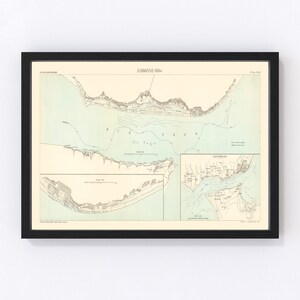 Lisbon Map 1884, Vintage Lisbon Map, Old Lisbon Art, Wall Art Gift for Lisbon History Lovers Retro Decor