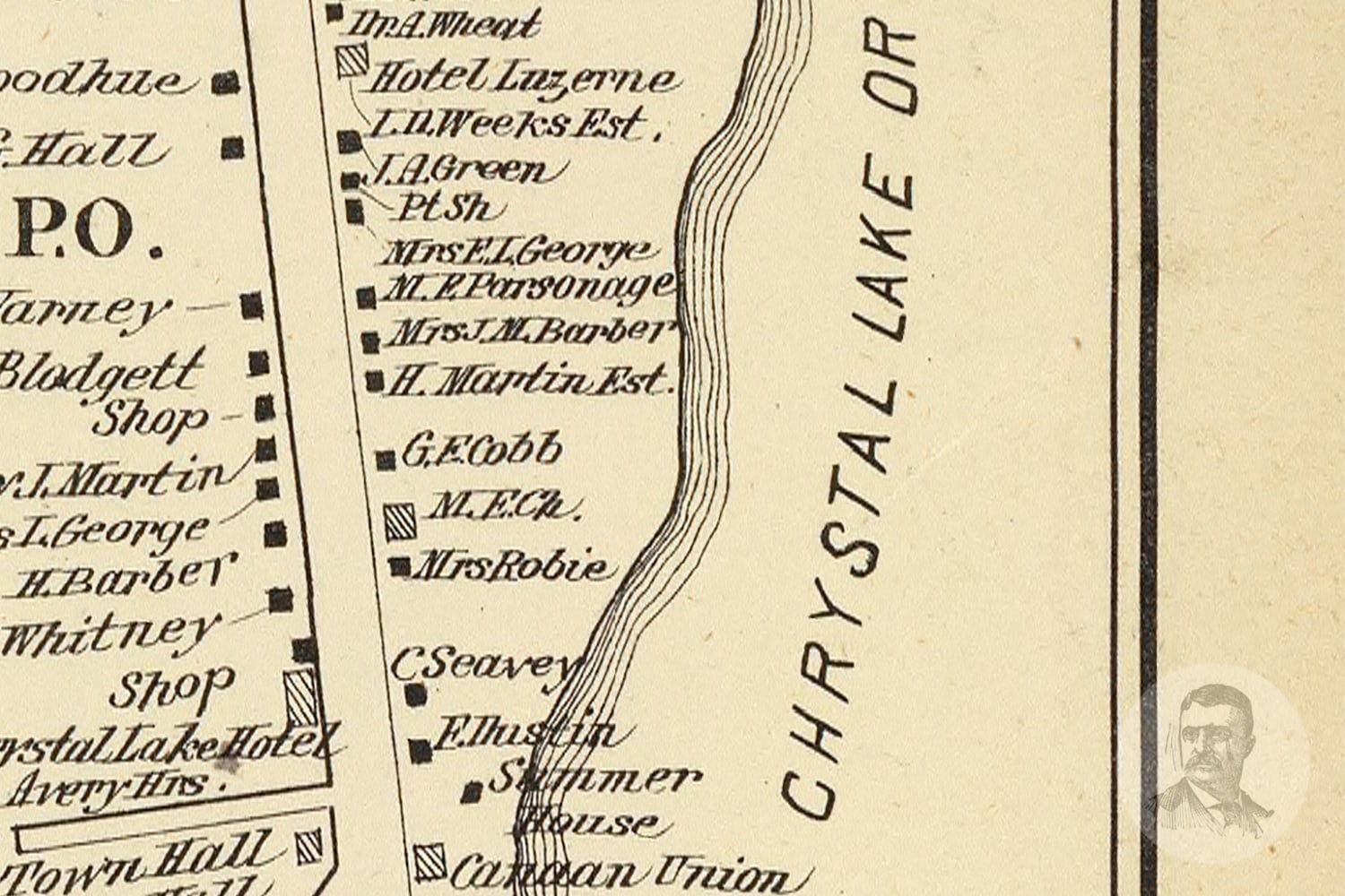Vintage Canaan Map from 1892 Old New Hampshire Map Historic Etsy