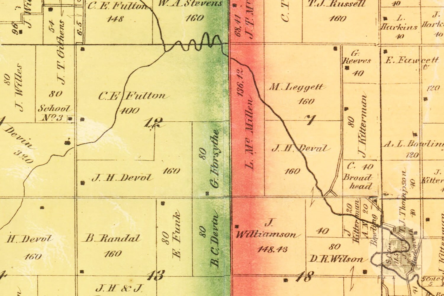 Vintage Wapello County Map 1870 Old Map of Wapello County Etsy