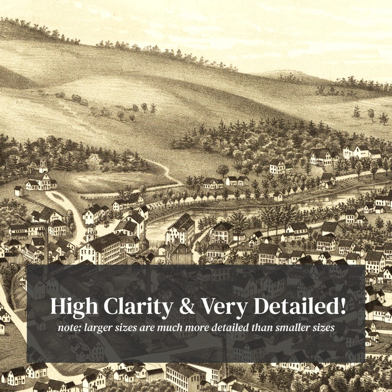 Greenville Map 1886 Old Map of Greenville New Hampshire Art Etsy