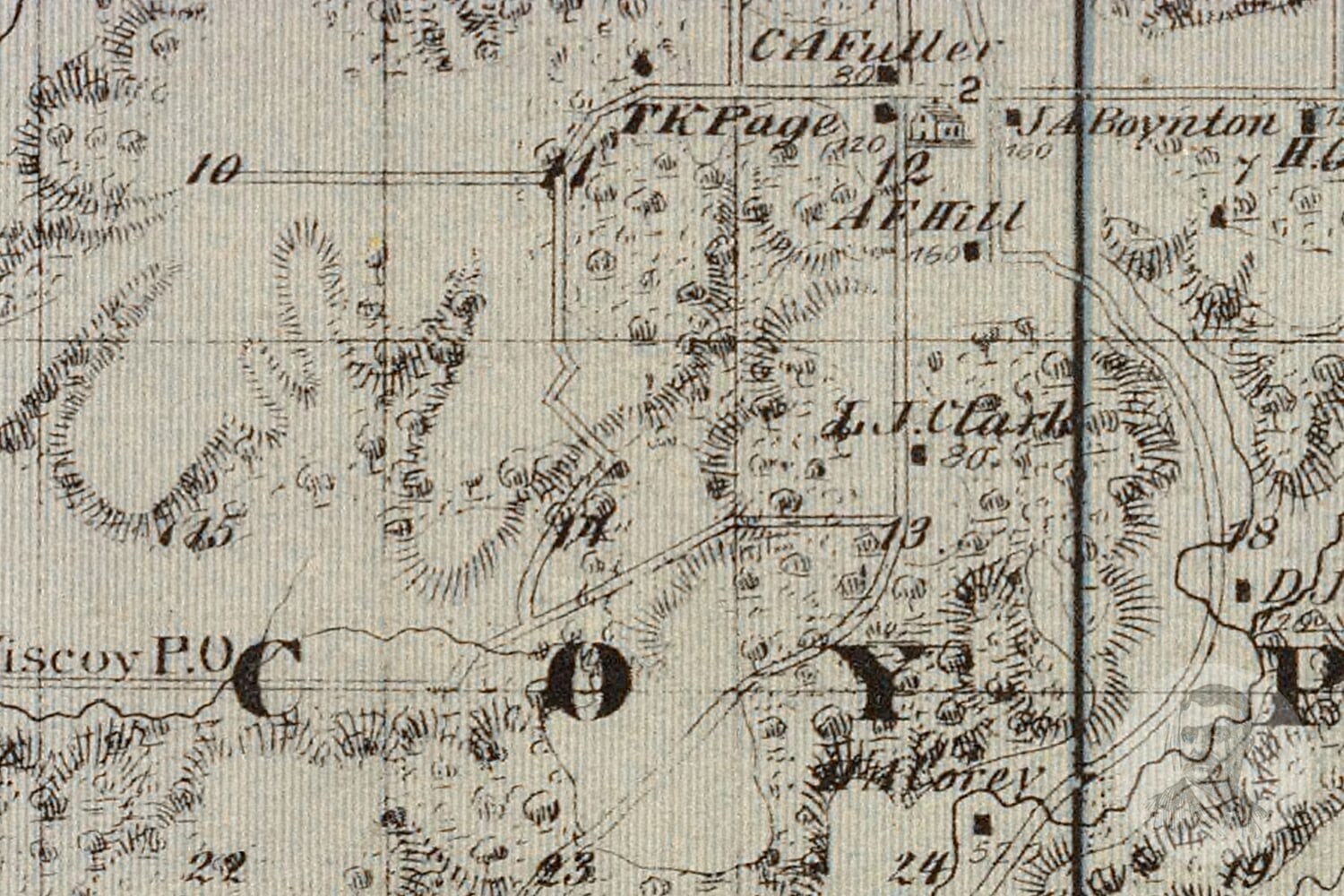Vintage Winona County MN Map 1874 Old Minnesota Map Etsy