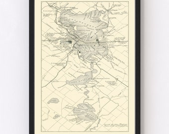 Madison Map 1929, Vintage Madison Map, Old Madison Wisconsin Art, Wall Art Gift for Madison History Lovers Retro Decor