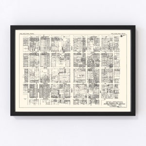 Philadelphia Map 1929, Vintage Philadelphia Map, Old Philadelphia Pennsylvania Art, Wall Art Gift for Philadelphia History Lovers Retro Deco