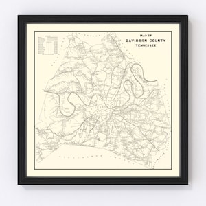 Cherokee National Forest Map 1939, Vintage Cherokee National Forest Map, Old Cherokee National Forest Art, Wall Art Gift for Cherokee Nation