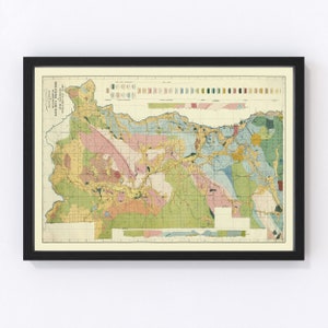Stevens County Map 1920, Vintage Stevens County Map, Old Stevens County Washington Art, Wall Art Gift for Stevens County History Lovers Retr