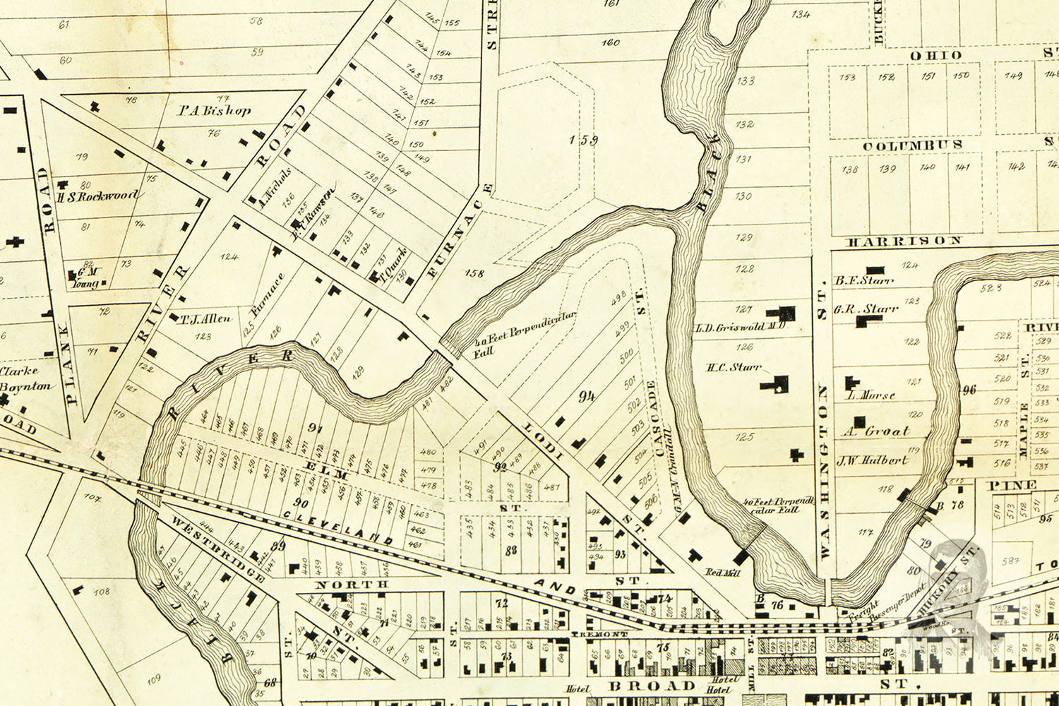 Vintage Lorain County Map 1857 Old Map of Lorain County Etsy