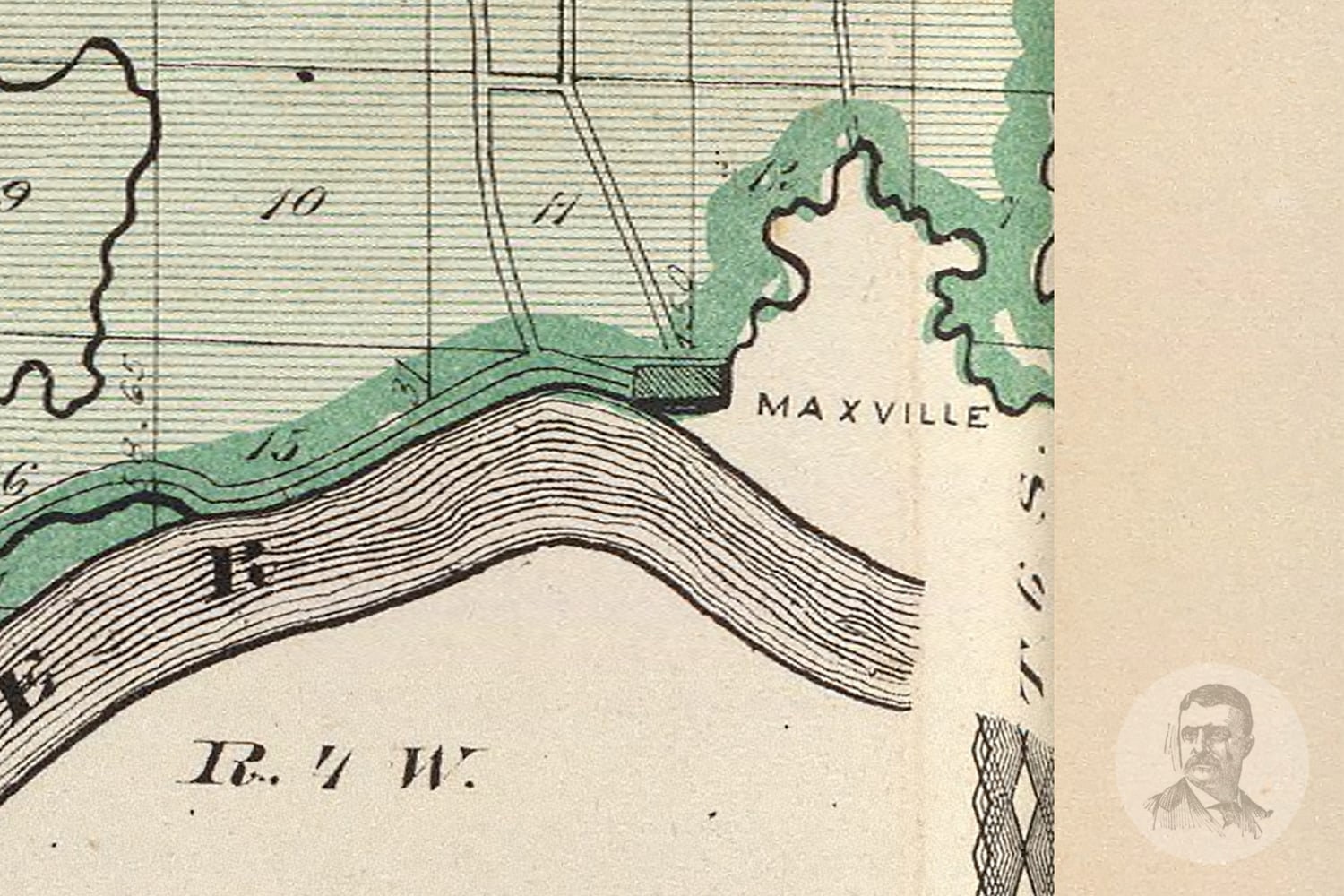 Vintage Spencer County IN Map 1876 Old Indiana Map Etsy