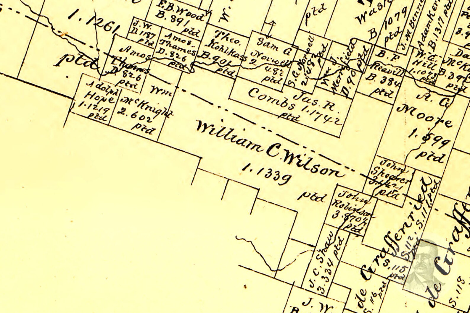 Vintage Bell County Map 1879 Old Map of Bell County Texas Etsy