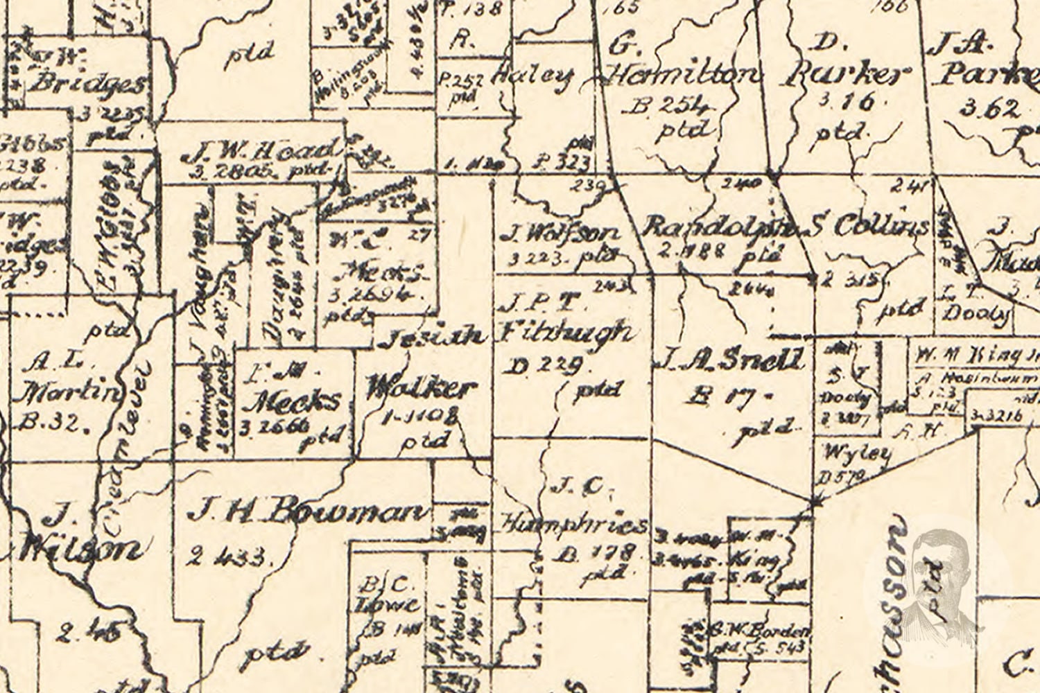 Vintage Van Zandt County Map 1884 Old Map of Van Zandt Etsy