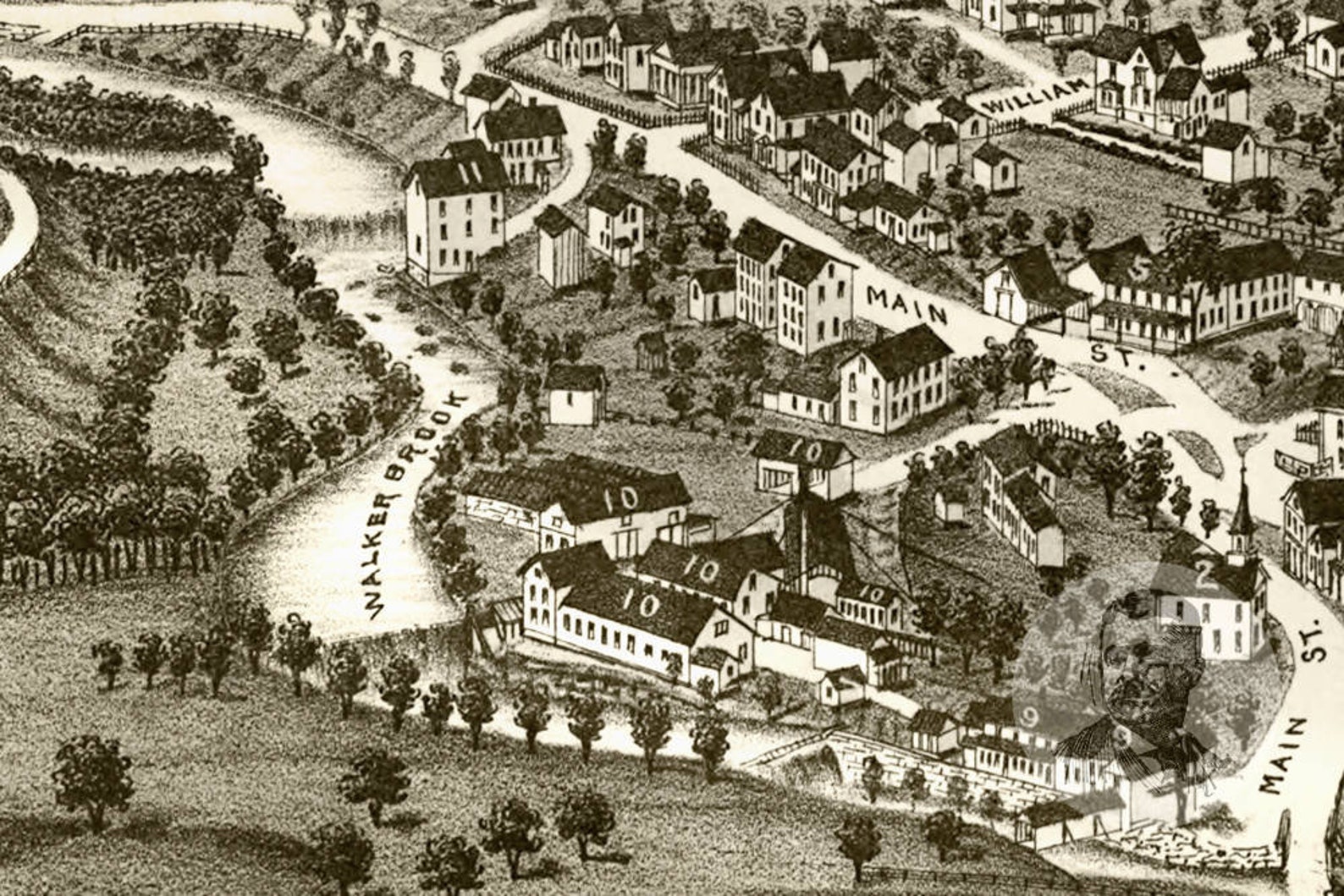 Vintage Chester Map 1885 Old Map of Chester Massachusetts Etsy