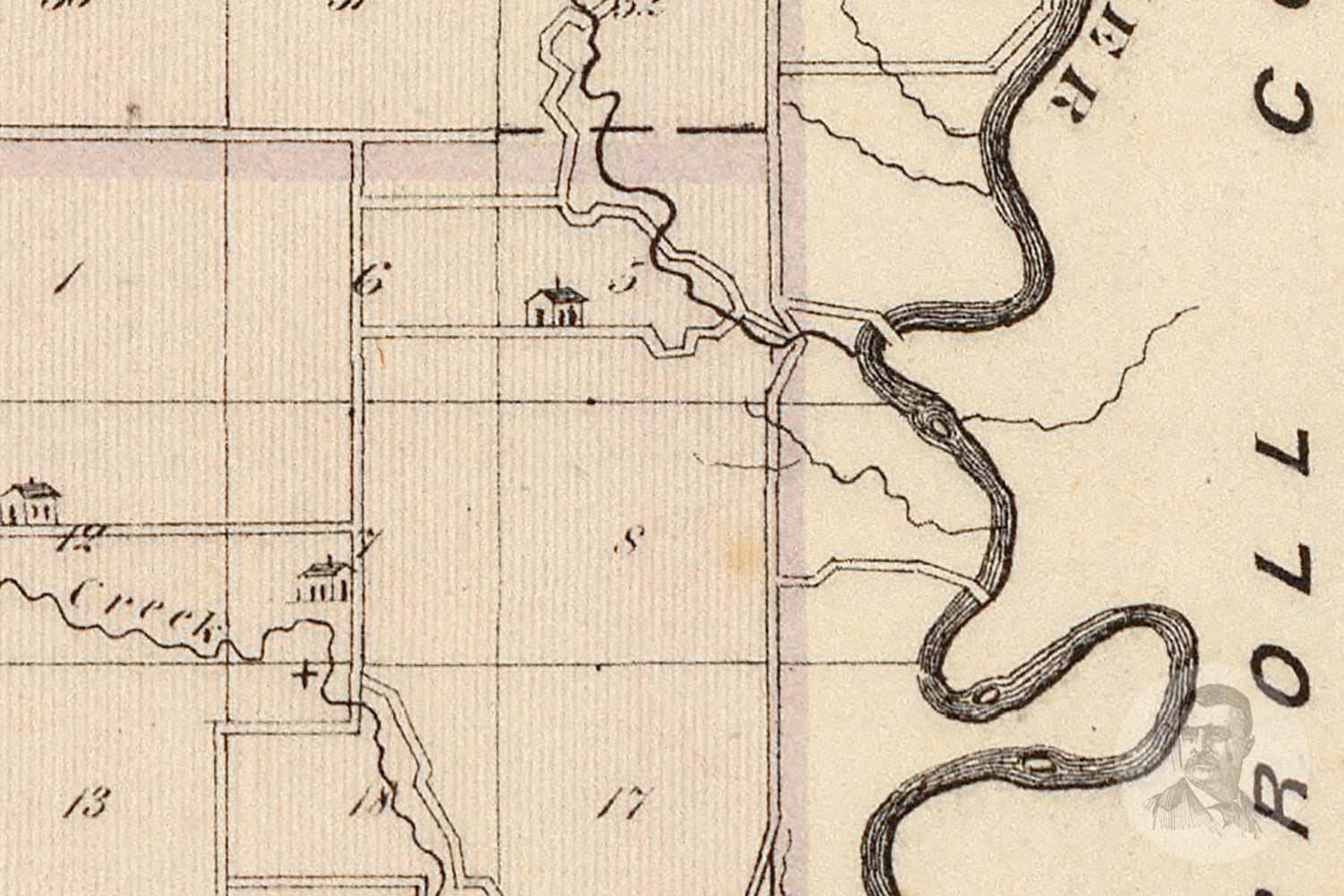Vintage White County IN Map 1876 Old Indiana Map Historical Etsy