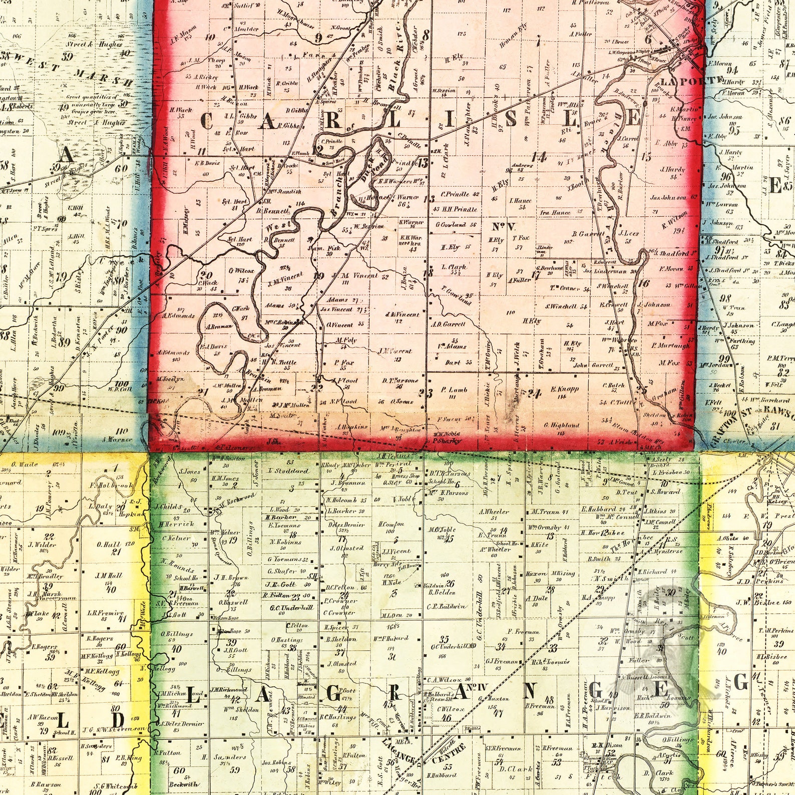 Lorain County Map