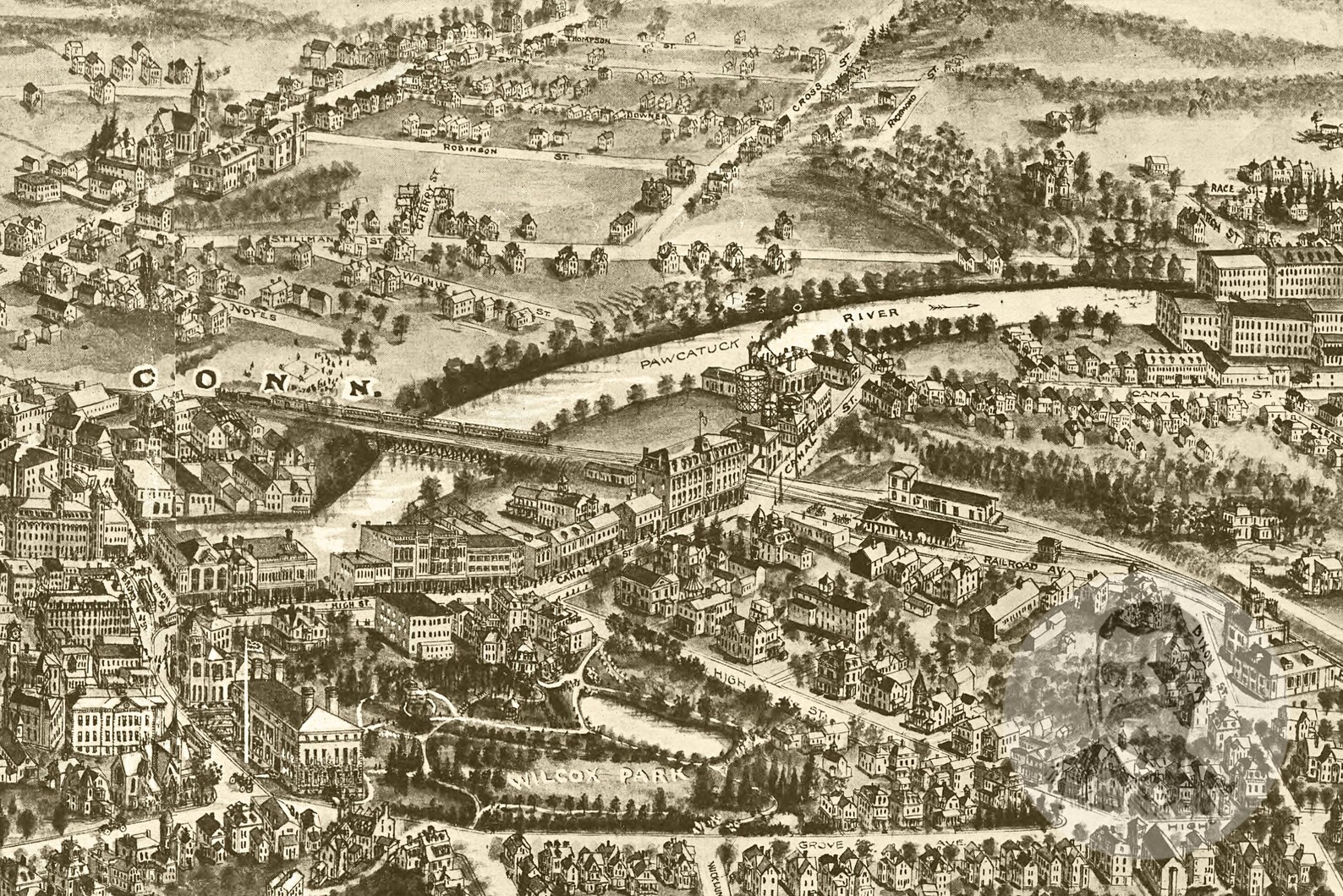 Vintage Westerly Map 1911 Old Map of Westerly Rhode Island Etsy