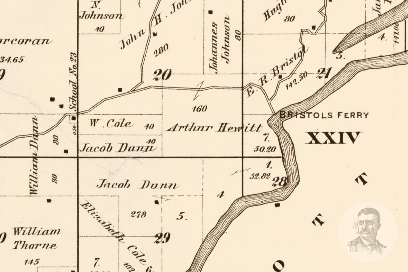 Vintage Carver County Map 1880 Old Map of Carver County | Etsy