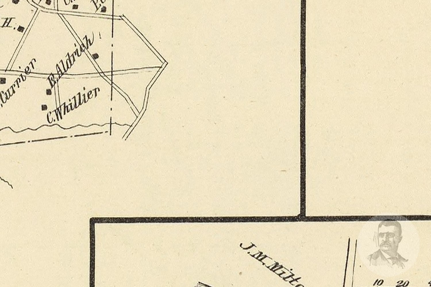 Vintage Canaan Map from 1892 Old New Hampshire Map Historic Etsy