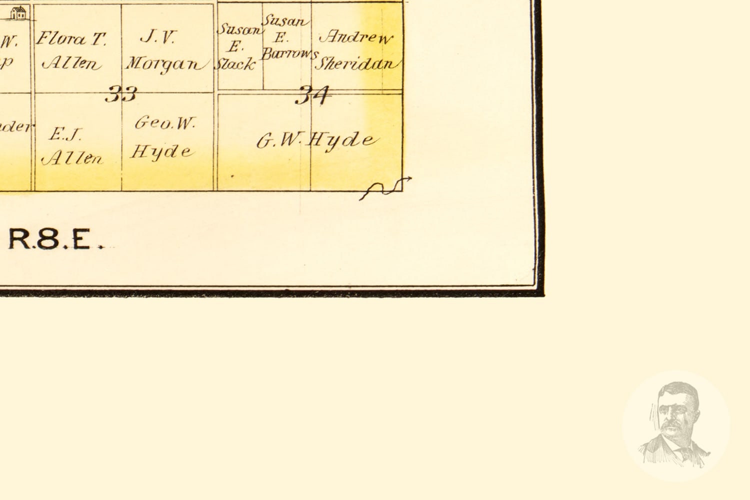 Vintage Geary County Map 1897 Old Map of Geary County Etsy