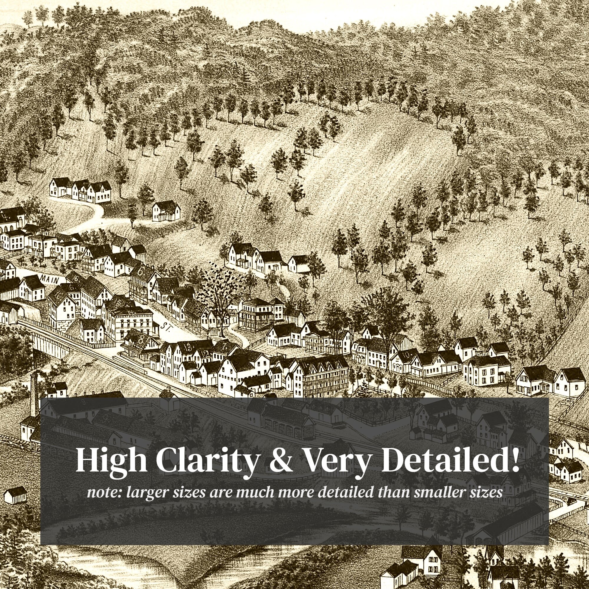 Bethel Map 1886 Old Map of Bethel Vermont Art Vintage Print Etsy