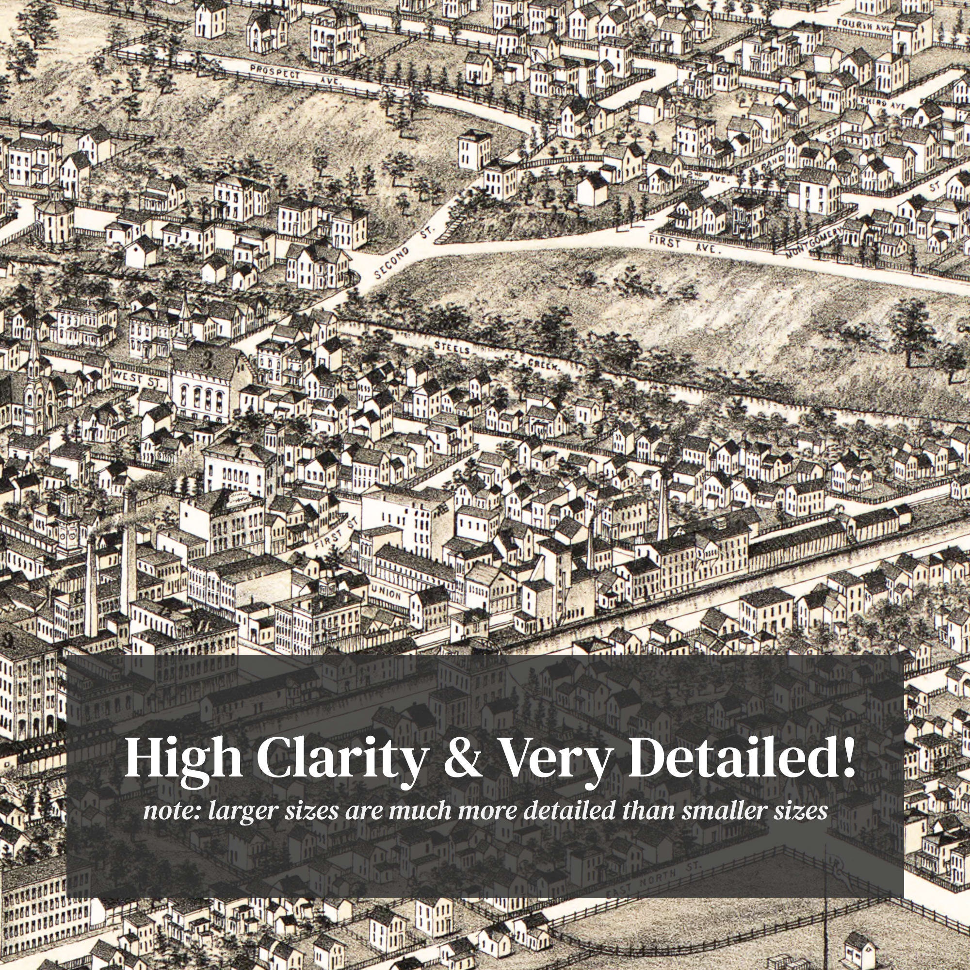 Ilion Map 1881 Old Map of Ilion New York Art Vintage Print Etsy