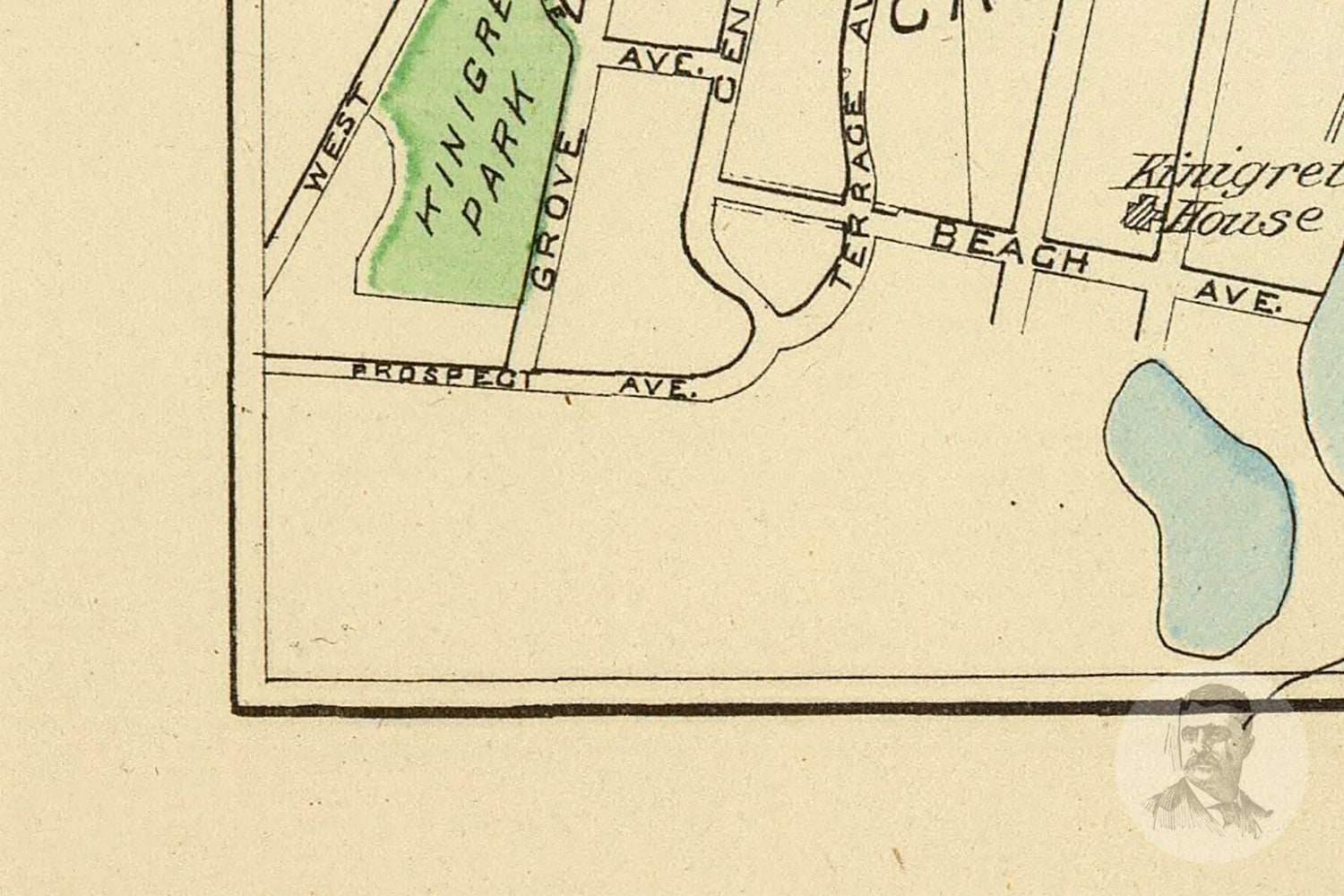 Vintage Jewett City Map from 1893 Old Connecticut Map Etsy