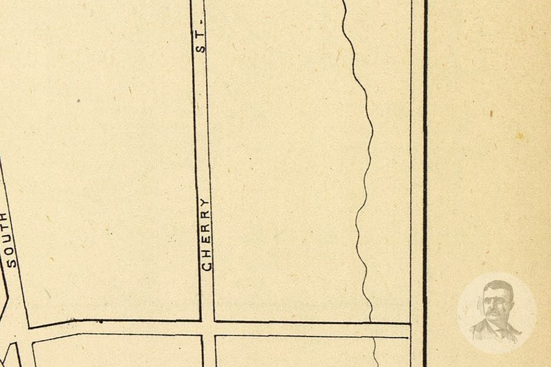 Vintage Haddam Map from 1893 Old Connecticut Map Historic Etsy