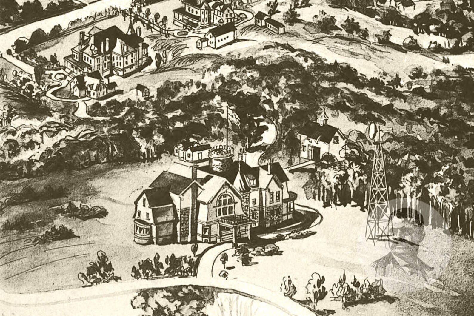 Vintage Hopedale Map 1899 Old Map of Hopedale Massachusetts Etsy