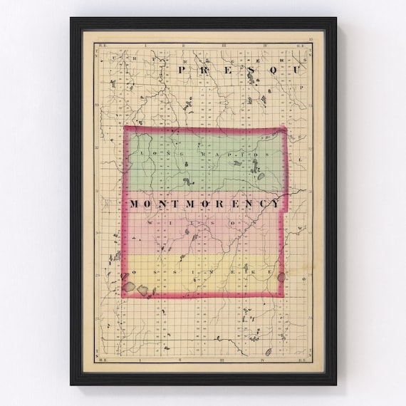Atlanta Michigan Map