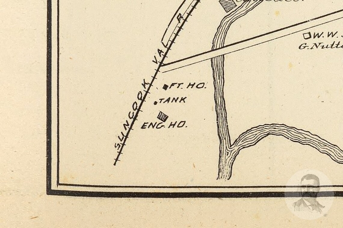Vintage Barnstead Map from 1892 Old New Hampshire Map Etsy