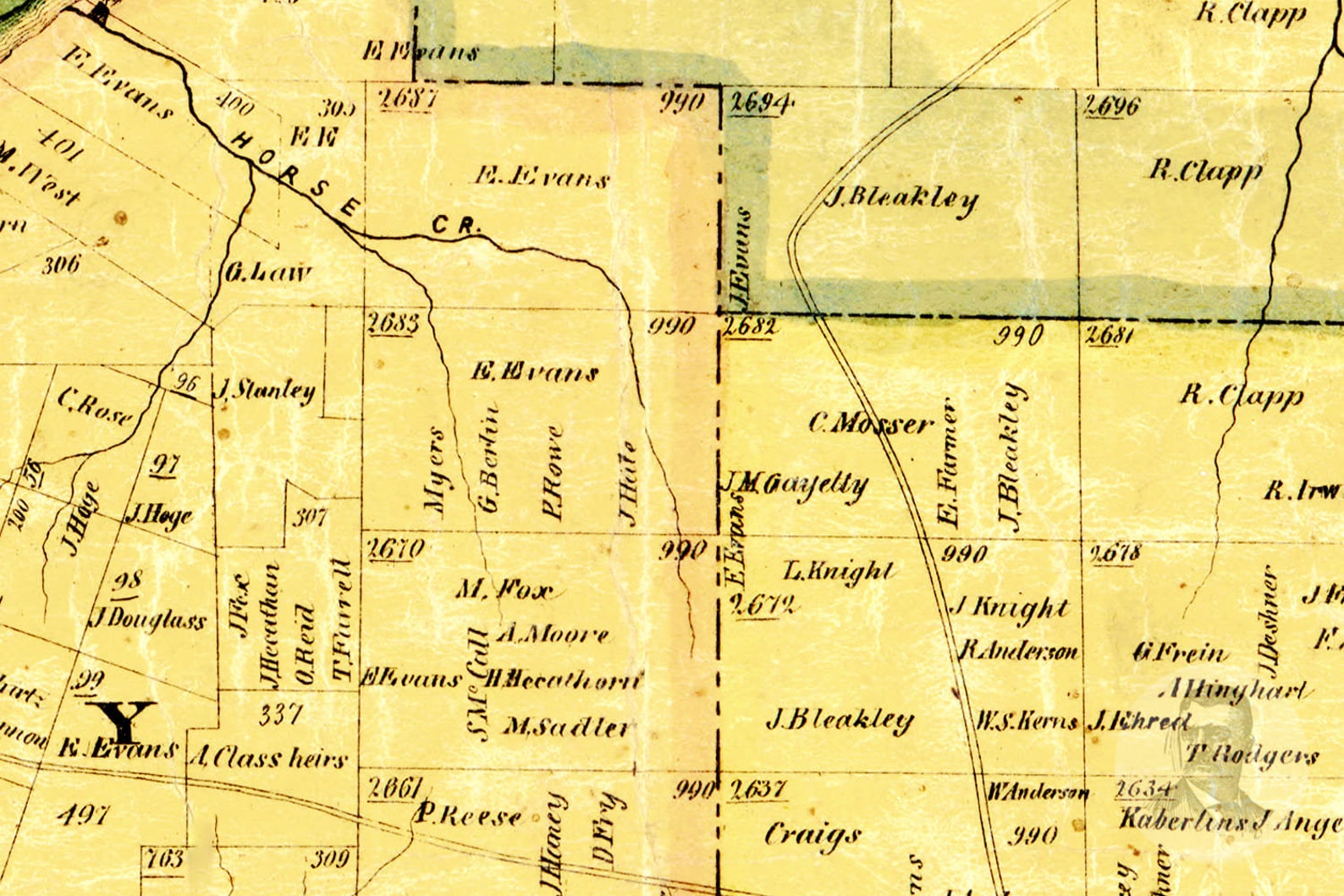 Vintage Venango County Map 1857 Old Map of Venango County Etsy