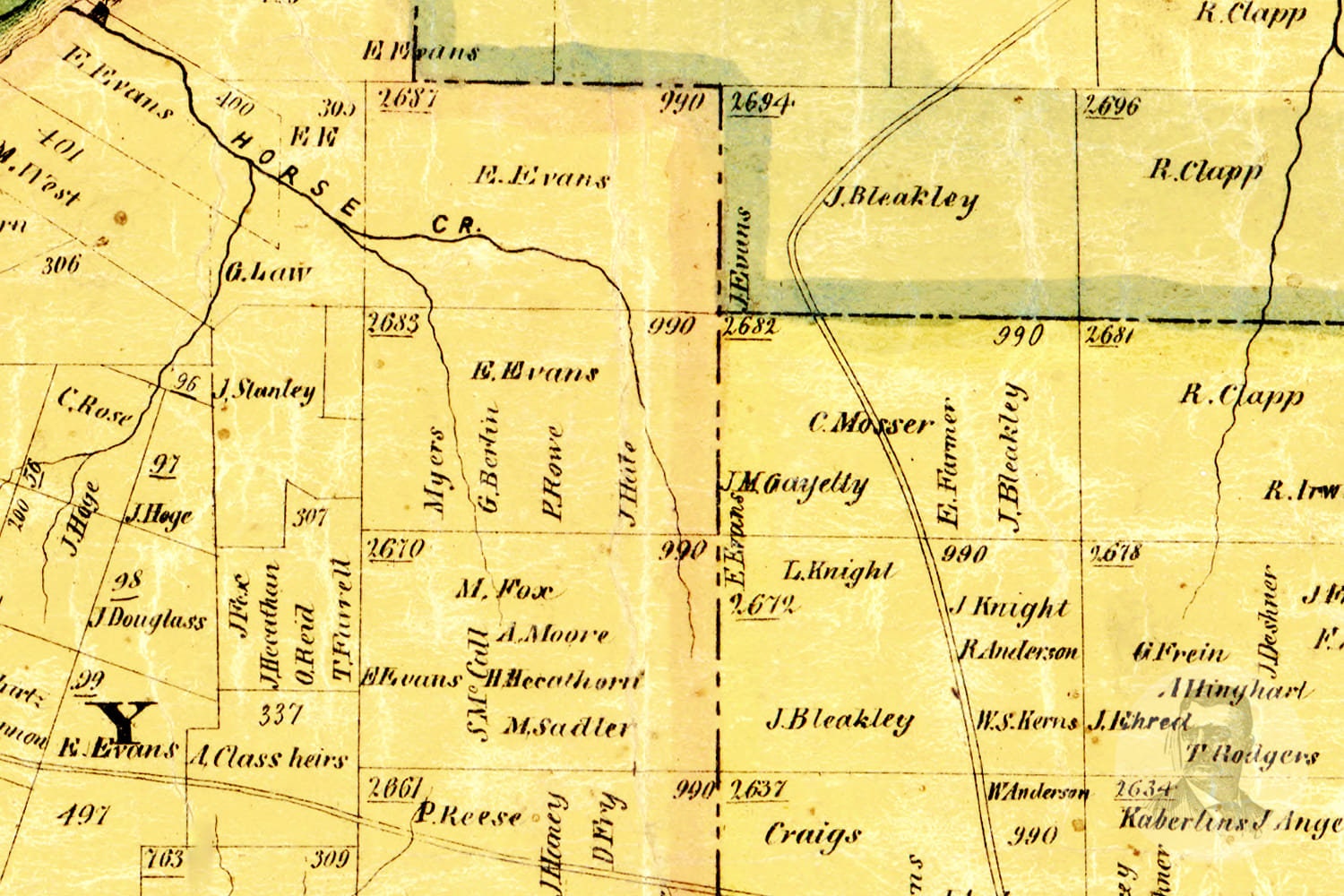Vintage Venango County Map 1857 Old Map of Venango County Etsy