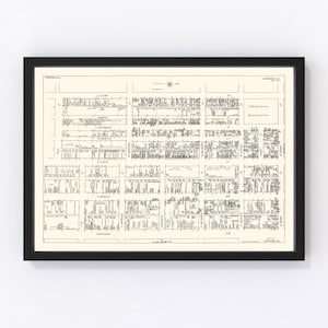 Chicago Map 1929, Vintage Chicago Map, Old Chicago Illinois Art, Wall Art Gift for Chicago History Lovers Retro Decor