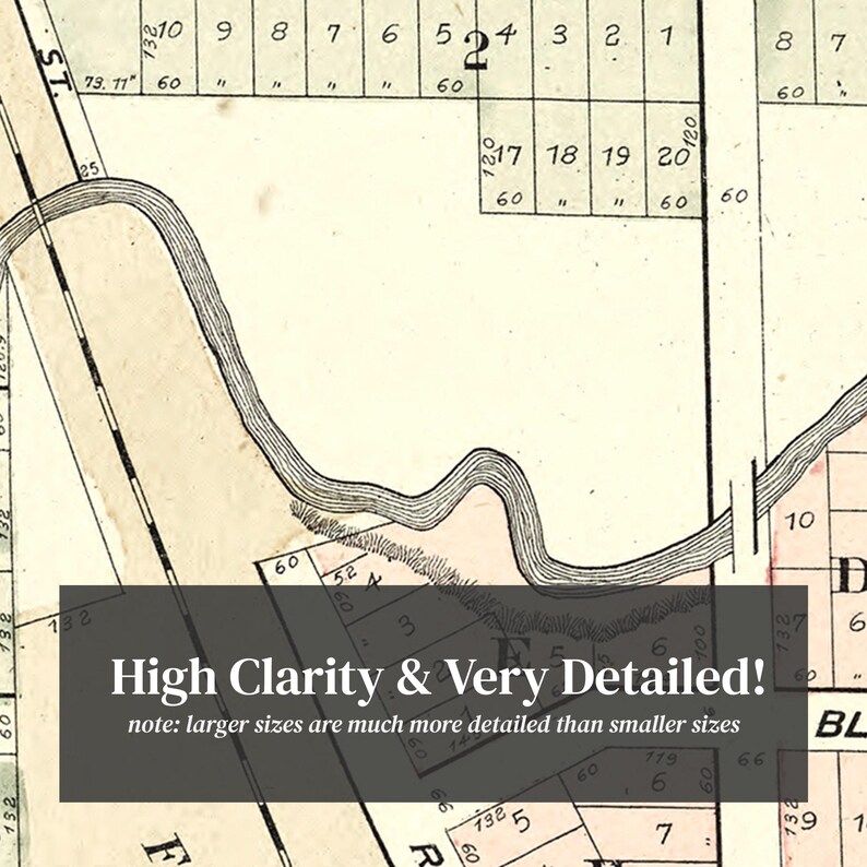 Clio Map 1889, Vintage Clio Map, Old Clio Michigan Art, Wall Art Gift ...