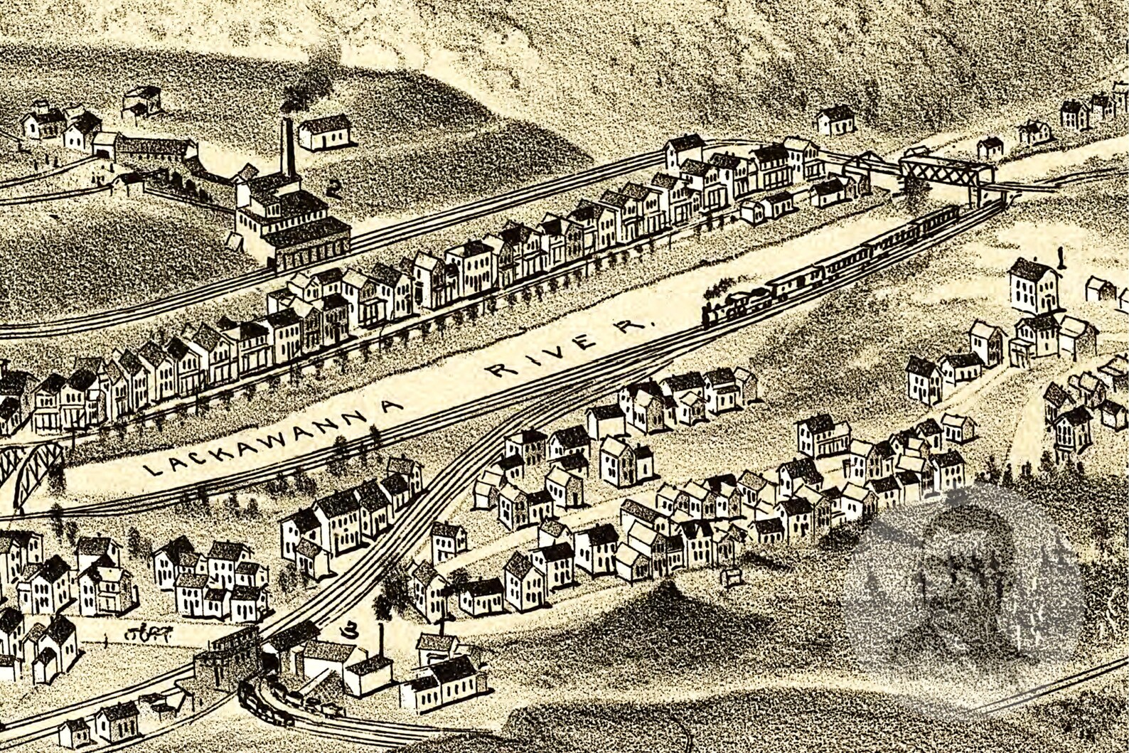 Archbald Pa 1892 Vintage City Maps Restored City Maps vrogue.co