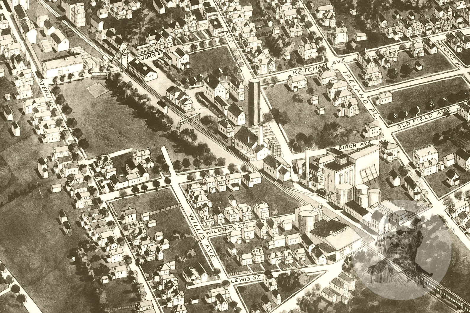 Vintage Amityville Map 1925 Old Map of Amityville New York Etsy