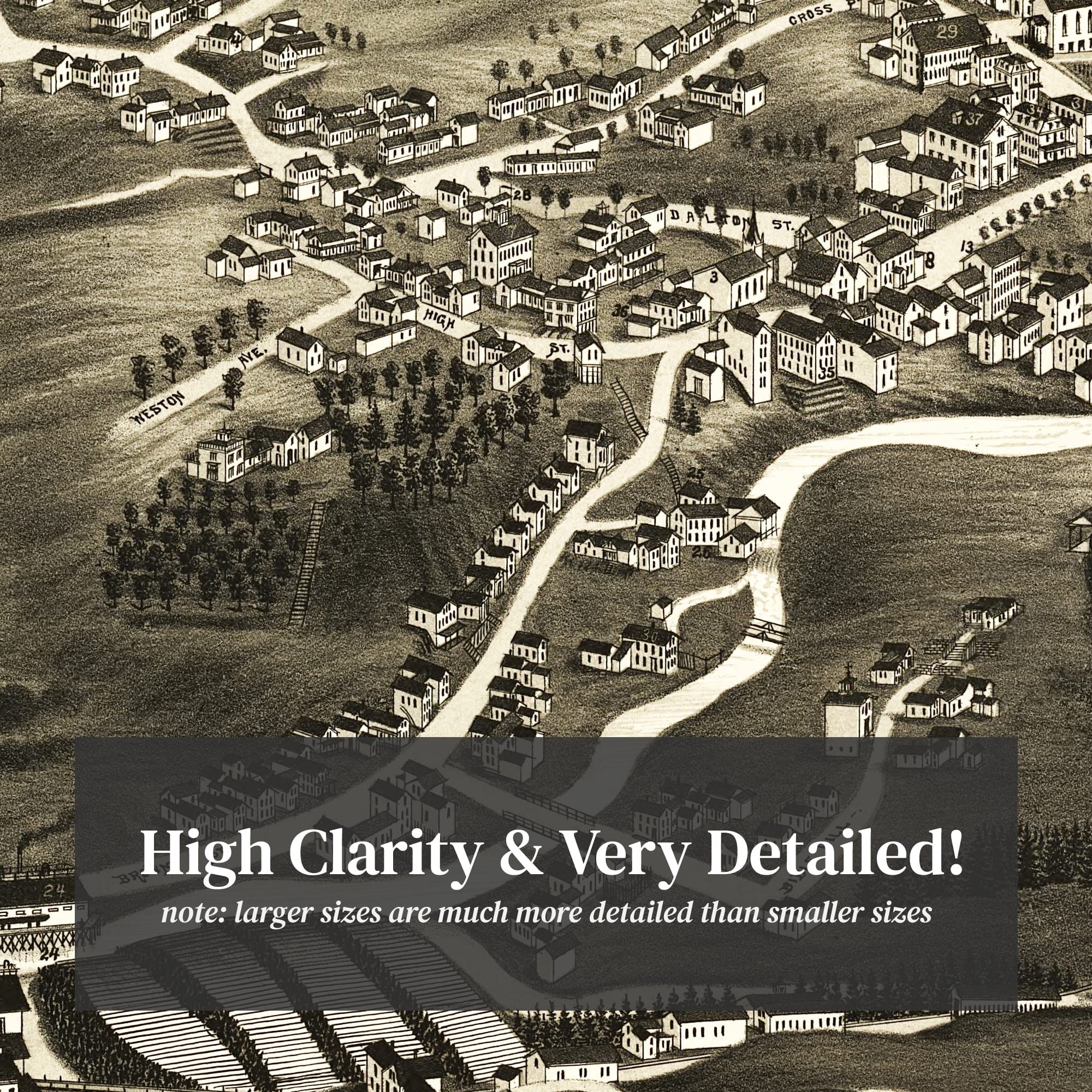 Whitefield Map 1883 Old Map of Whitefield New Hampshire Art Etsy UK