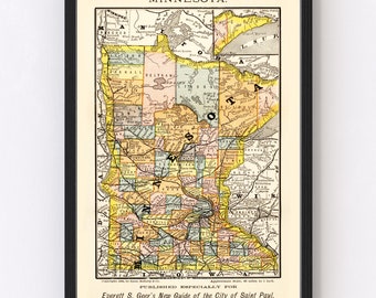 Vintage Map of St. Louis, Missouri 1940 by Ted's Vintage Art
