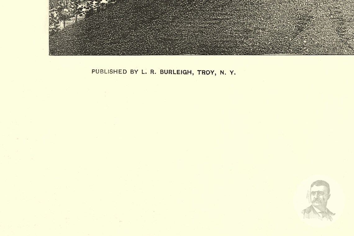 Vintage Chatham Map 1886 Old Chatham New York Map Historic Etsy