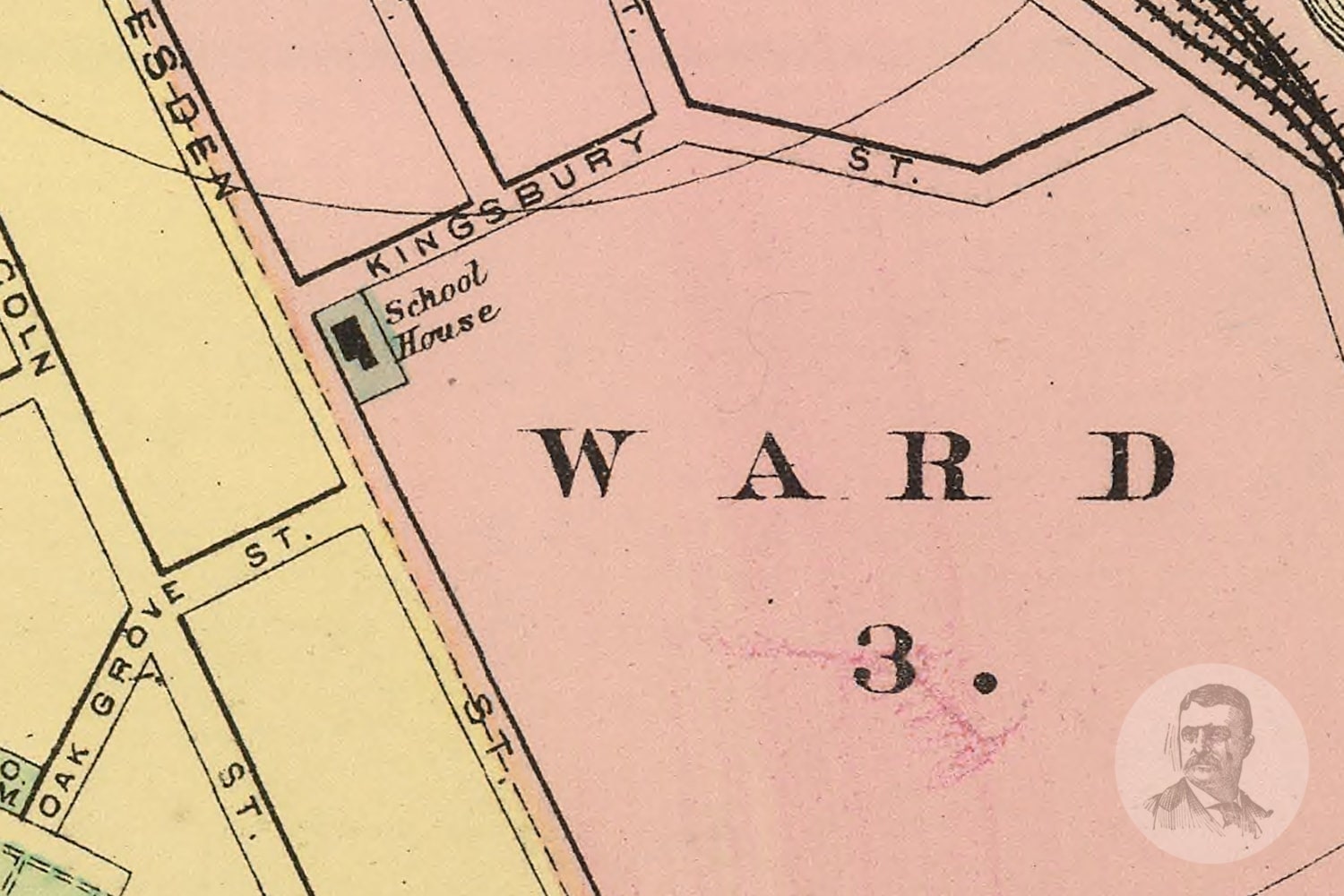 Vintage Gardiner Map From 1894 Old Maine Map Historic ME Etsy