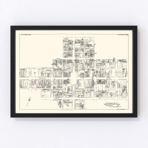 Allentown Map 1929, Vintage Allentown Map, Old Allentown Pennsylvania Art, Wall Art Gift for Allentown History Lovers Retro Decor