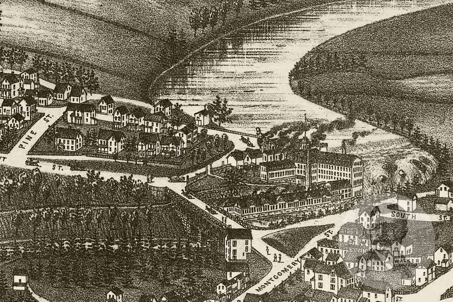 Vintage Walden Map 1887 Old Map of Walden New York  Etsy