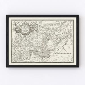 Verona Map 1579, Vintage Verona Map, Old Verona Art, Wall Art Gift for Verona History Lovers Retro Decor
