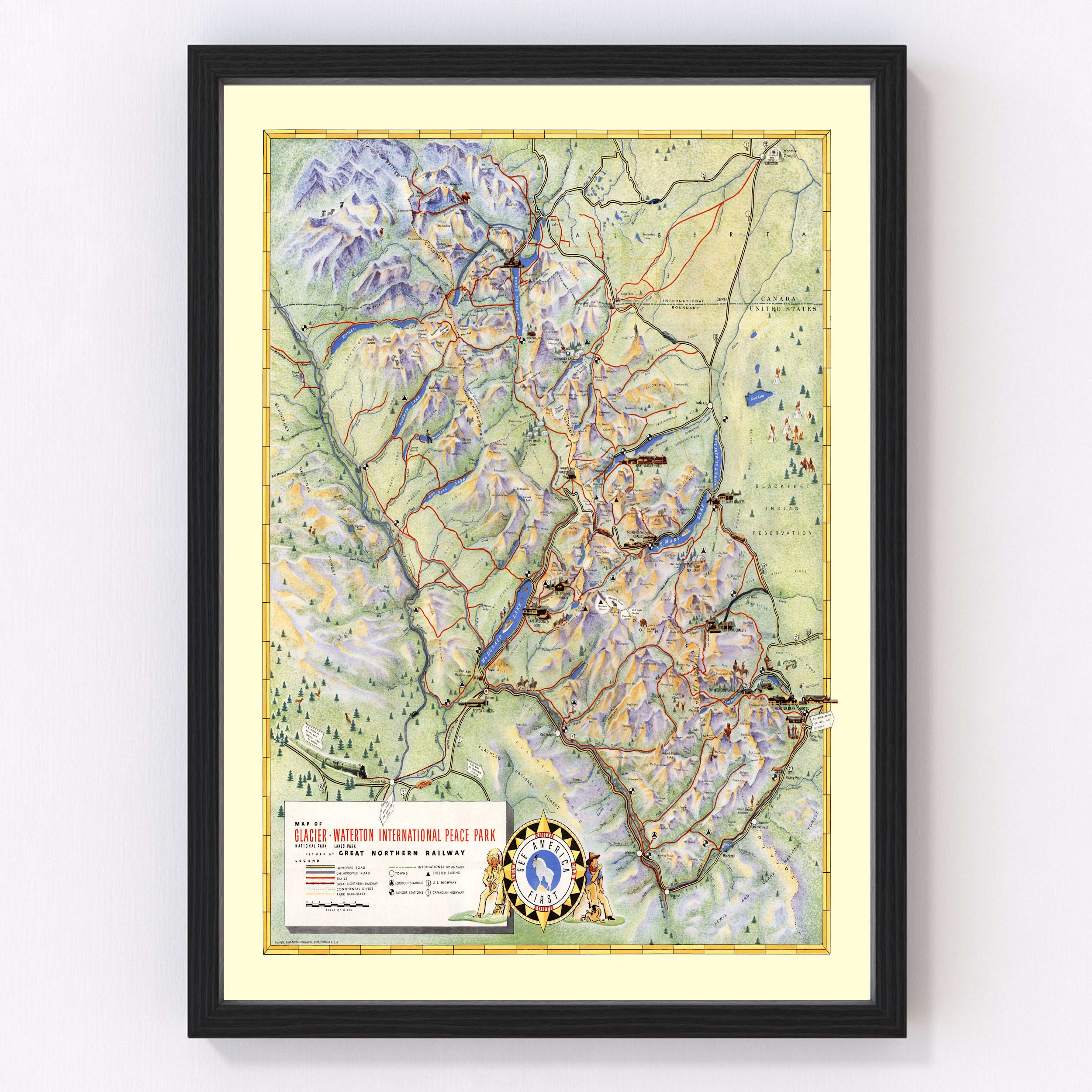 Glacier national park map lupon gov ph