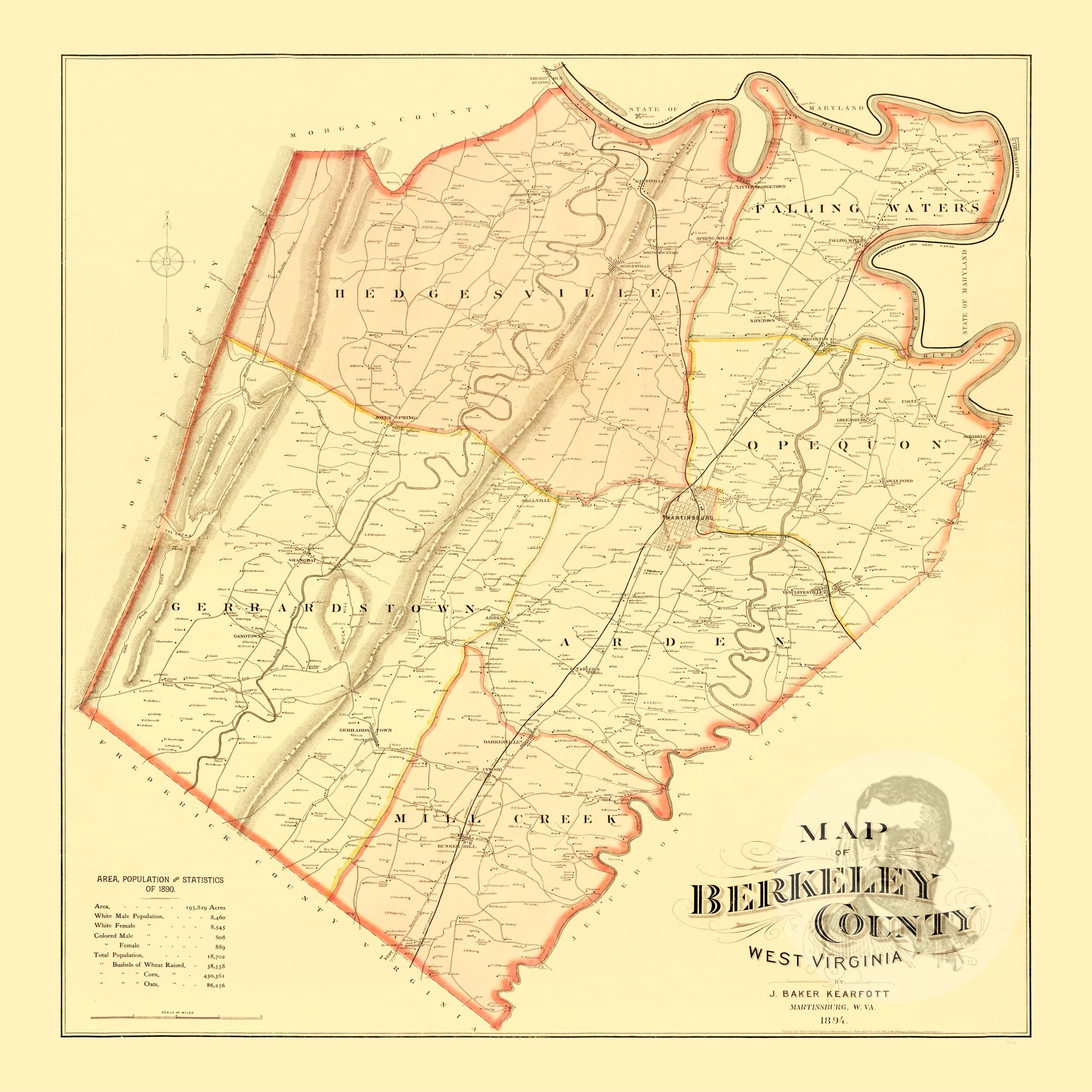 berkeley wv tax map