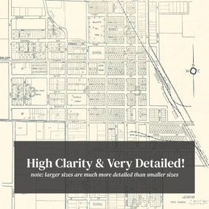 Hollister Map 1920 Old Map of Hollister California Art Vintage Print 