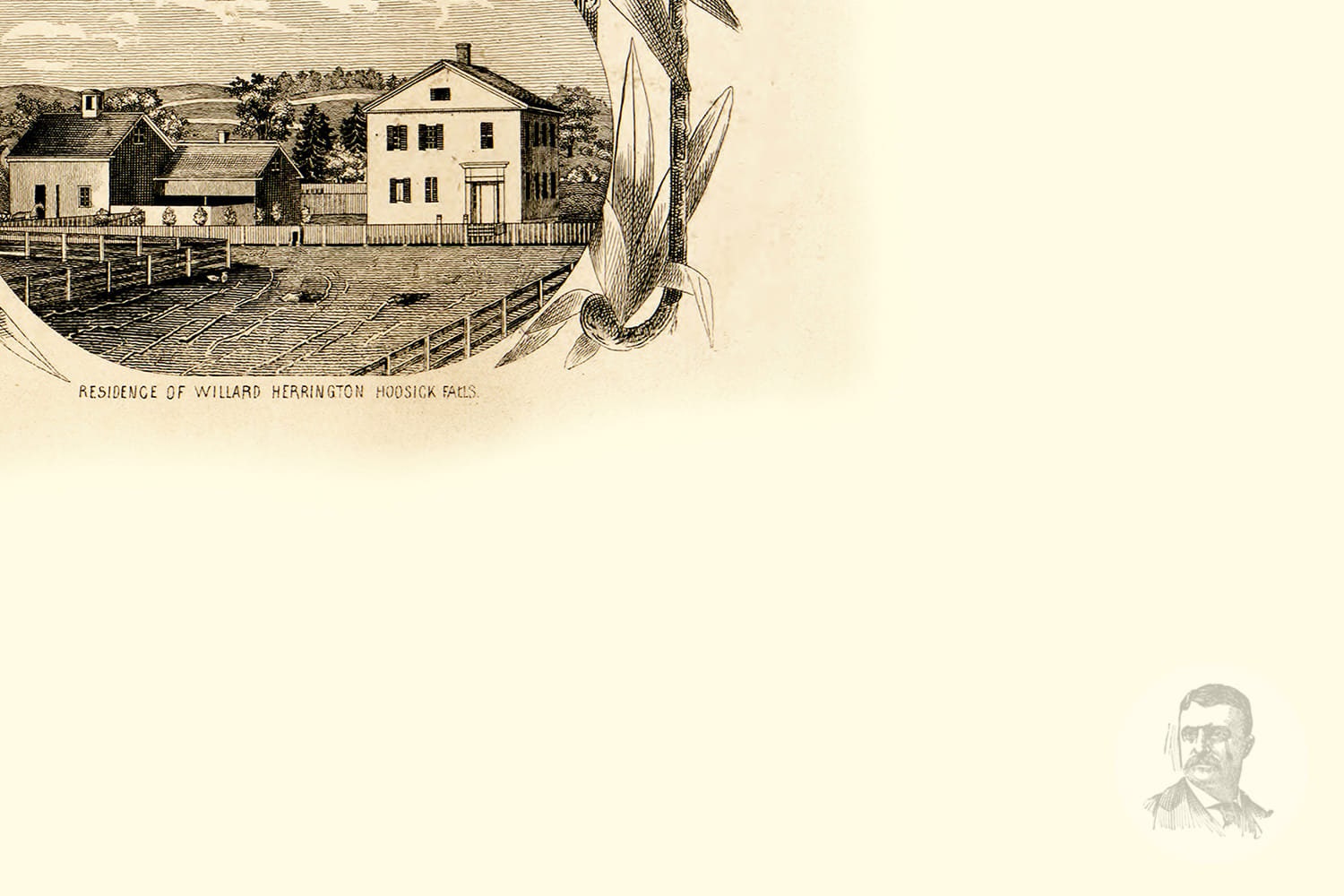 Vintage Rensselaer County Map 1854 Rensselaer County NY Land Etsy