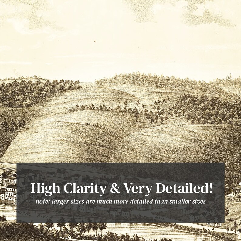 Johnsonville Map 1887 Old Map of Johnsonville New York Art Etsy