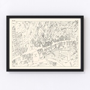Quincy Map 1946, Vintage Quincy Map, Old Quincy Massachusetts Art, Wall Art Gift for Quincy History Lovers Retro Decor