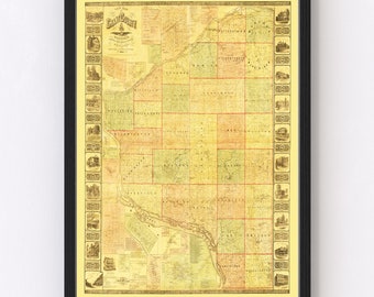 Grant County Wi Plat Map Grant County Map | Etsy